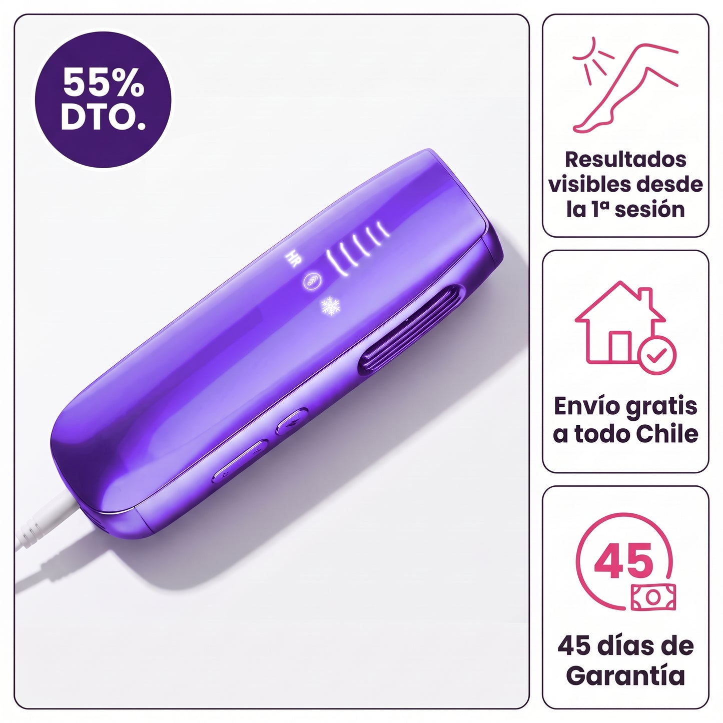 Lumeris® | Depilación láser permanente desde casa